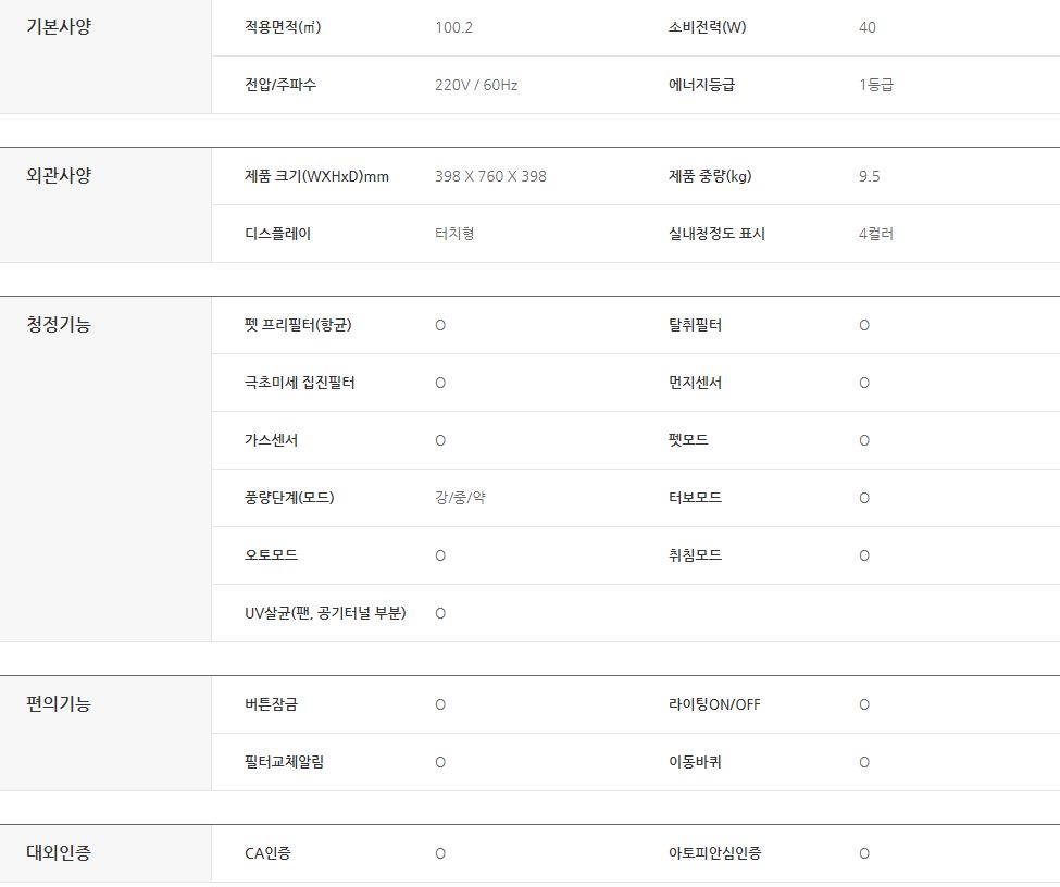 사양표_공청기.JPG