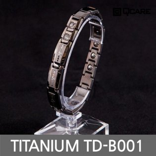 티타늄 게르마늄 자석 팔찌 TD-B001 (다크그레이 L)