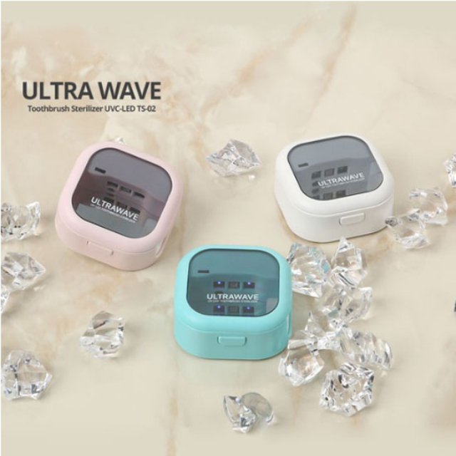 [10대 한정수량] 울트라 웨이브 UV-C LED 휴대용 칫솔 살균기(민트)