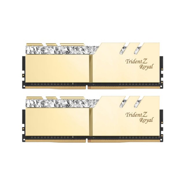 DDR4 32G PC4-28800 CL16 Trident Z ROYAL C RGB 골드 (16Gx2)