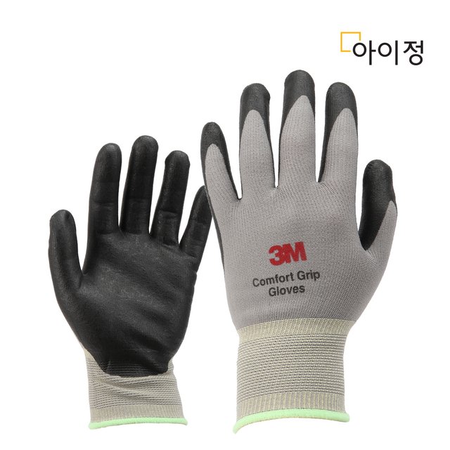 3M 컴포트그립 코팅장갑 그레이 작업용 산업용