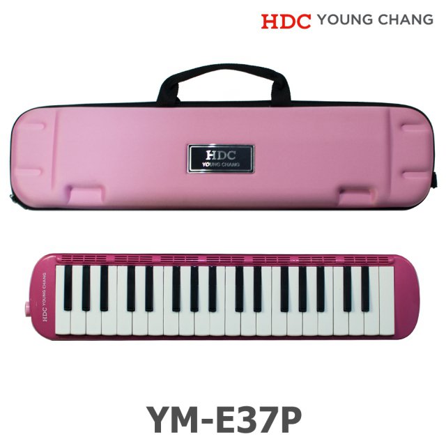 영창 멜로디언 YM-E37P 핑크 37건반 에바케이스
