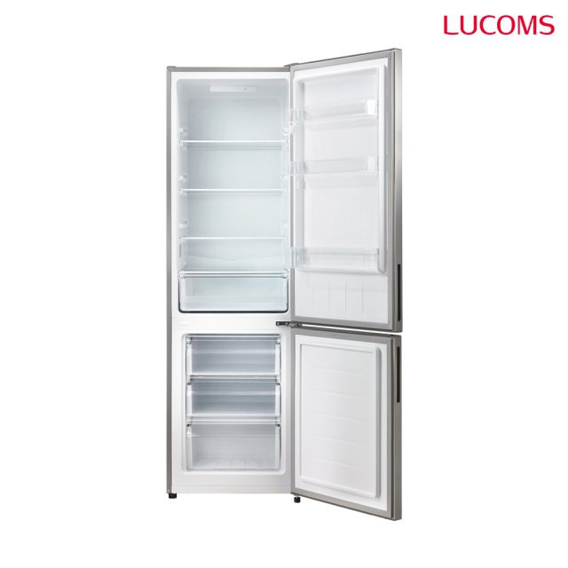 루컴즈 262L 냉장고 소형 미니 원룸 사무실 콤비 일반냉장고 R262M01-S