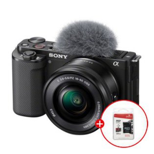 [32G메모리 증정][정품]SONY 브이로그 카메라 ZV-E10 렌즈KIT[블랙][본체+16~50mm 파워 줌렌즈]
