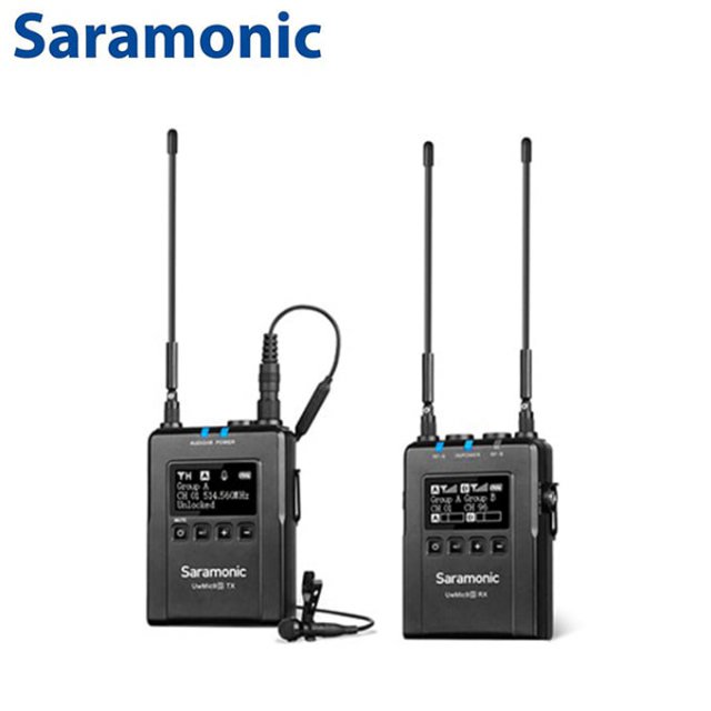 Saramonic UHF 무선 소형 마이크 송수신기세트[UwMic9S K1][TX9S 1개+RX9S 1개]