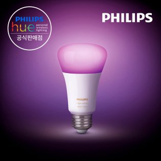 PHILIPS 휴 HUE 4.0 화이트&컬러 앰비언스 9W