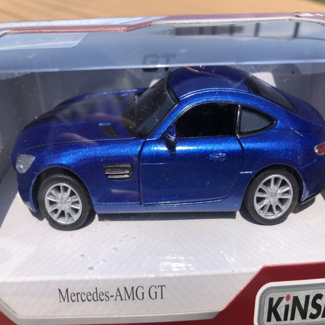 킨스마트13cm 미니카 메르세데스 AMG GT Blue레이싱카