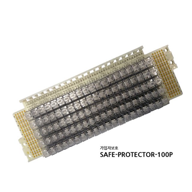 SAFE-PROTECTOR-100 110 블록 (피뢰탄기반/100P)