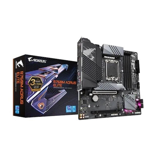 기가바이트 B760M AORUS ELITE D5 메인보드 (LGA1700/DDR5/M-ATX) 제이씨현