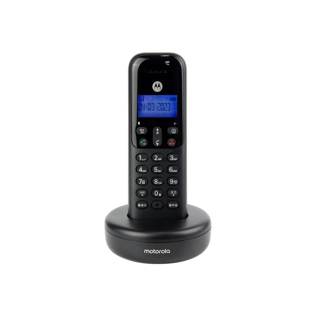 모토로라 디지털 무선전화기 T501A+ 블랙 핸즈프리