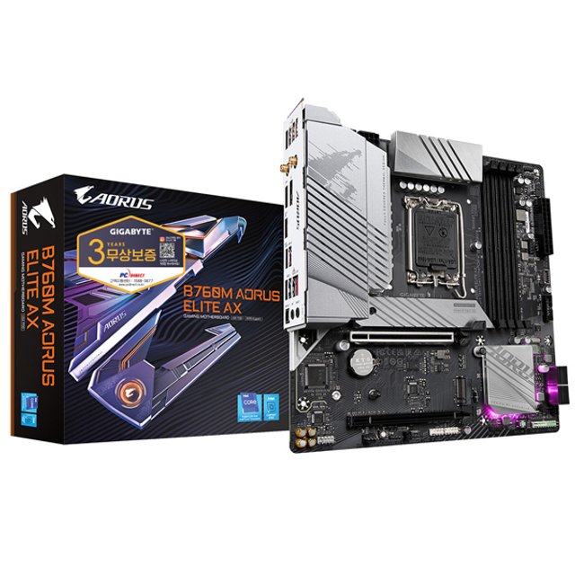 기가바이트 B760M AORUS ELITE AX 피씨디렉트