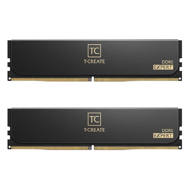 팀그룹 T-CREATE DDR5 48GB PC5-57600 CL34 EXPERT 패키지 메모리 블랙 (24Gx2)