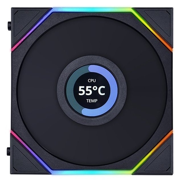 리안리 UNI FAN TL LCD 120 리버스 (BLACK)