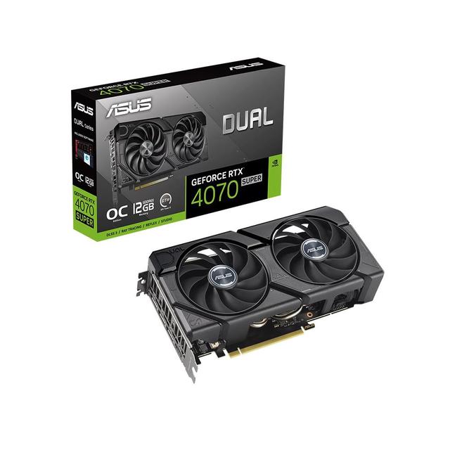 ASUS DUAL 지포스 RTX 4070 SUPER O12G EVO OC D6X 12GB [공인인증점]