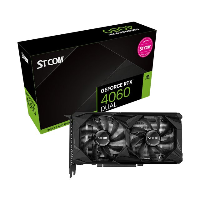 STCOM 지포스 RTX 4060 DUAL D6 8GB