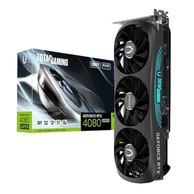 ZOTAC GAMING 지포스 RTX 4080 SUPER Trinity D6X 16GB Black