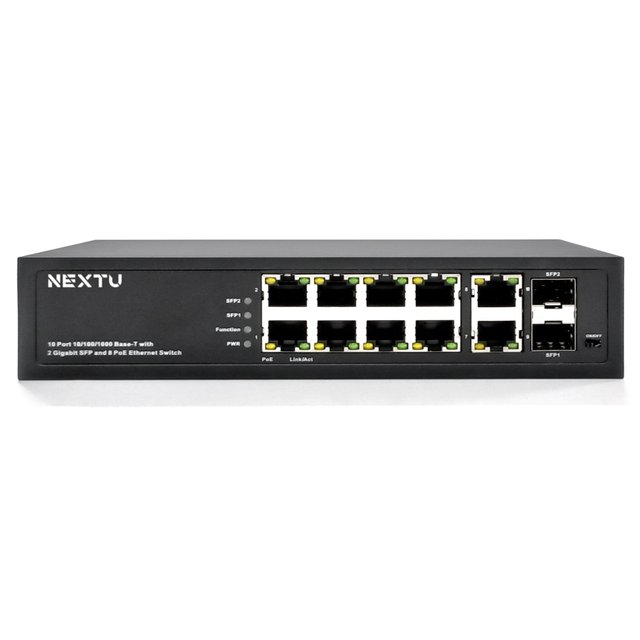 NEXTU NEXT-POE3822TP-SFP 기가비트 8POE 2TP 2SFP 스위칭허브