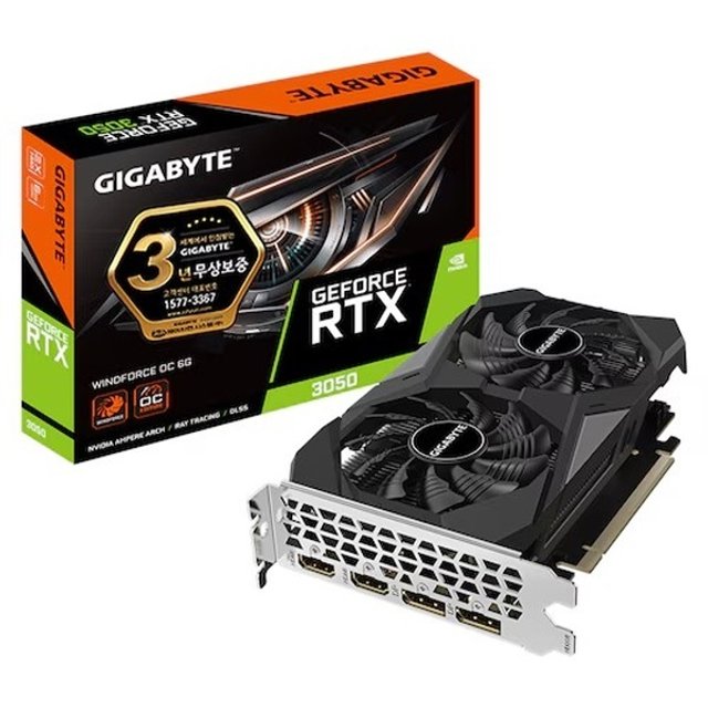 기가바이트 지포스 RTX 3050 WINDFORCE OC D6 6GB 제이씨현