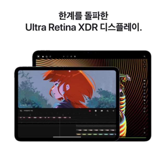  아이패드 프로 11 M4 Wi-Fi 1TB 스탠다드 글래스 - 실버 [MVVF3KH/A]