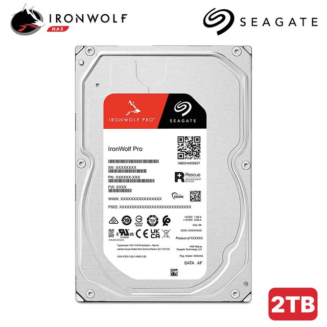 씨게이트 아이언울프 PRO NAS HDD 2TB 하드디스크