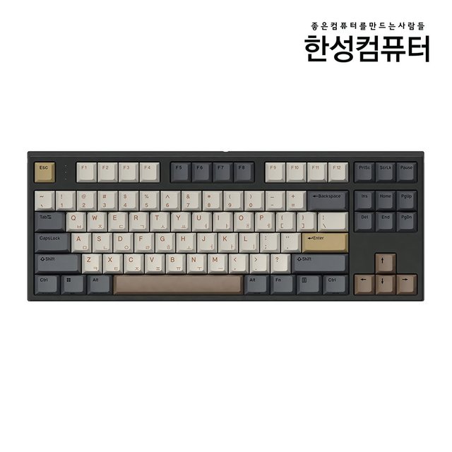 GK777SE OfficeMaster 8K 저소음 윤활 기계식 키보드 뽀송_밀크 소다 (딥블루 뽀송 38g_저소음)