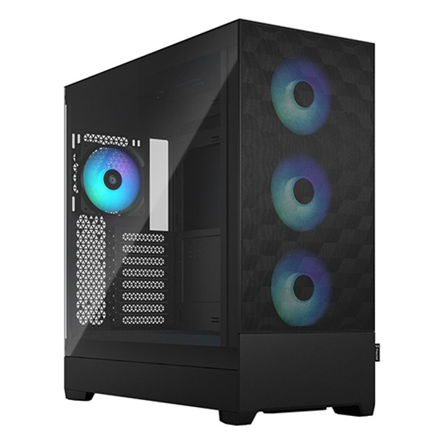 [서린공식] Fractal Design Pop XL Air RGB Clear 강화유리 블랙