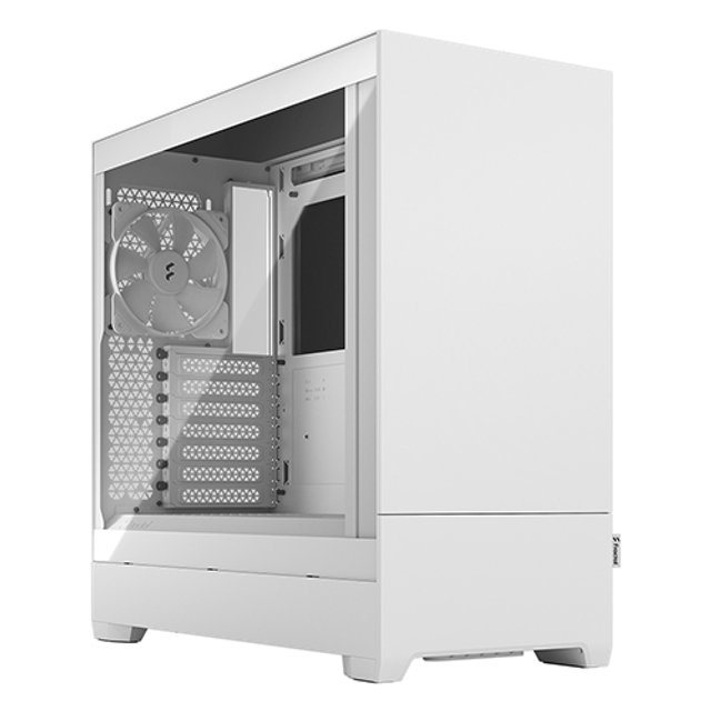 [서린공식] Fractal Design Pop Silent Clear 강화유리 화이트