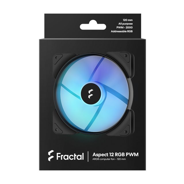 [서린공식] Fractal Design Aspect 12 RGB PWM 블랙 1팩