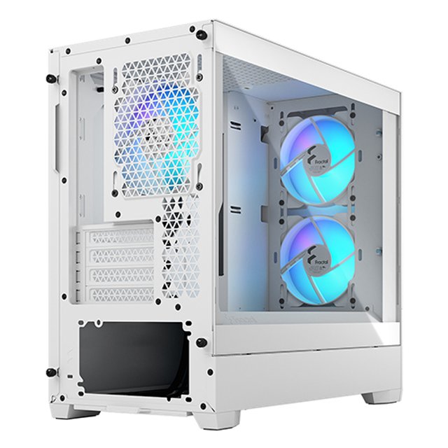 [서린공식] Fractal Design Pop Mini Air RGB Clear 강화유리 화이트