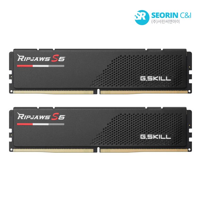 [서린공식] G.SKILL DDR5-5200 CL40 RIPJAWS S5 J 블랙 패키지 48GB(24Gx2)