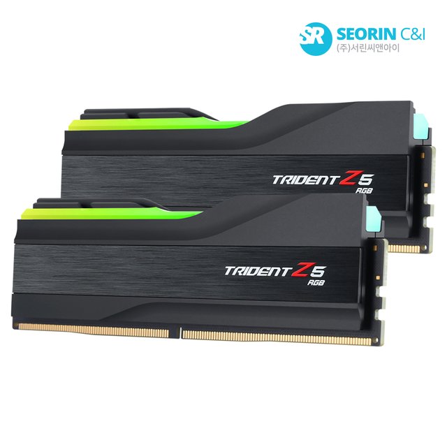 [서린공식] G.SKILL DDR5-5200 CL40 TRIDENT Z5 RGB J 패키지 32GB(16Gx2)