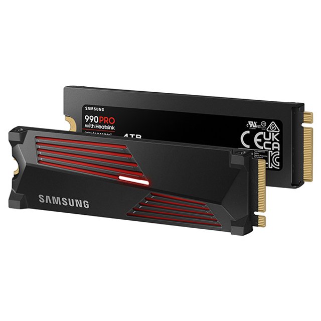 삼성전자 공식인증 990 PRO 히트싱크 (MZ-V9P4T0CW) M.2 NVMe SSD (4TB)