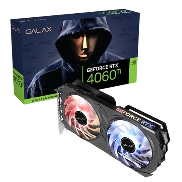 갤럭시 GALAX 지포스 RTX 4060 Ti EX BLACK OC D6 8GB