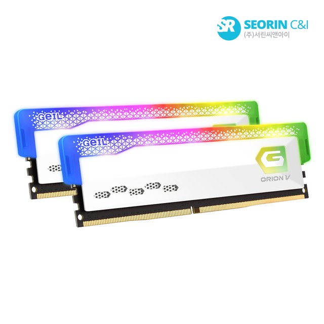 [서린공식] GeIL DDR5-6000 CL38 ORION V RGB White 패키지 (32GB(16Gx2))