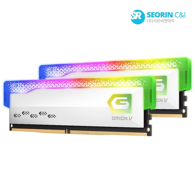 [서린공식] GeIL DDR5-6000 CL38 ORION V RGB White 패키지 (32GB(16Gx2))