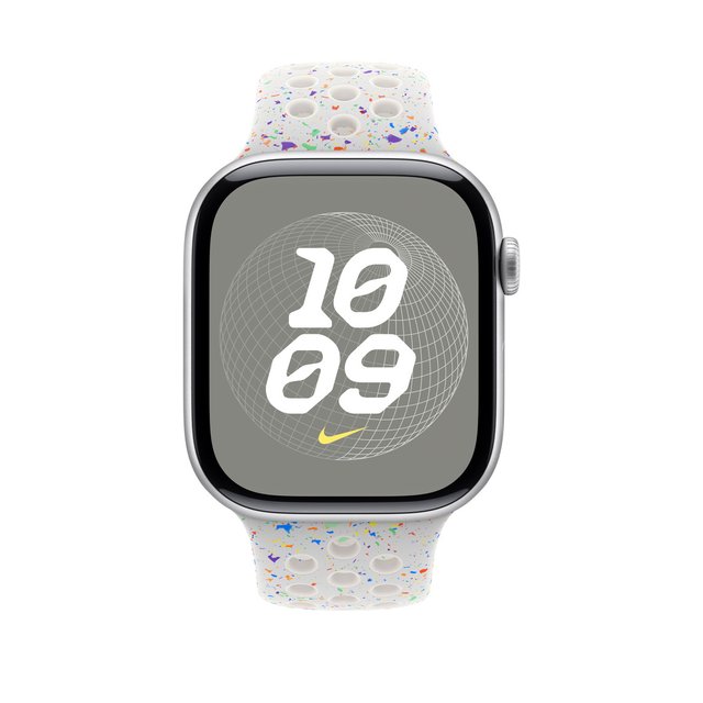 46mm 퓨어 플래티넘 Nike 스포츠 밴드 - S/M - [MYL43FE/A]