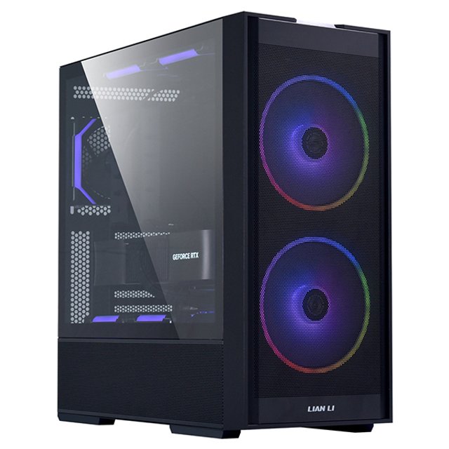 리안리 LANCOOL 206 미들타워 케이스 블랙