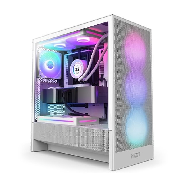 NZXT H5 Flow RGB V2 매트 화이트 (미들타워)