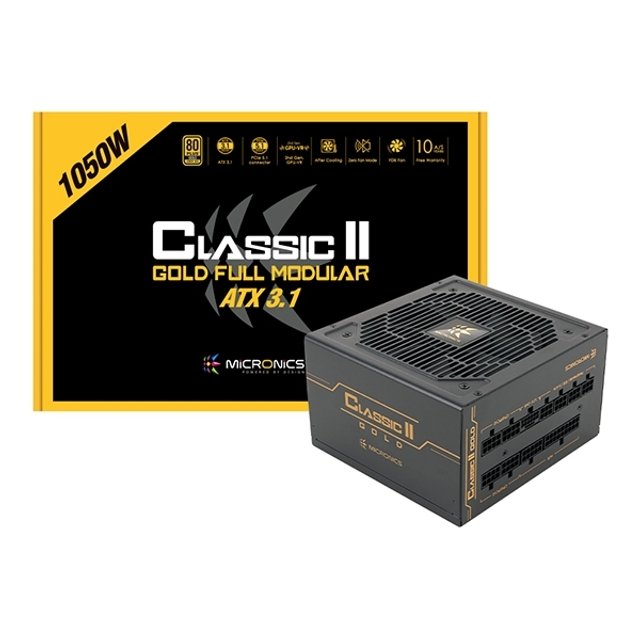 마이크로닉스 Classic II 1050W 골드 풀모듈러 ATX3.1