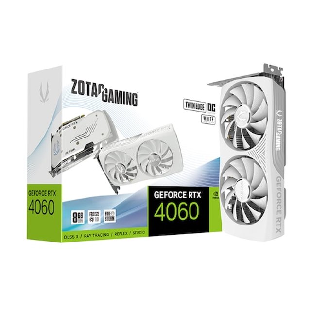 ZOTAC GAMING 지포스 RTX 4060 TWIN Edge OC D6 8GB White