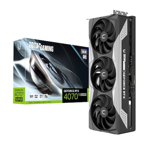 ZOTAC GAMING 지포스 RTX 4070 Ti SUPER SOLID OC D6X 16GB