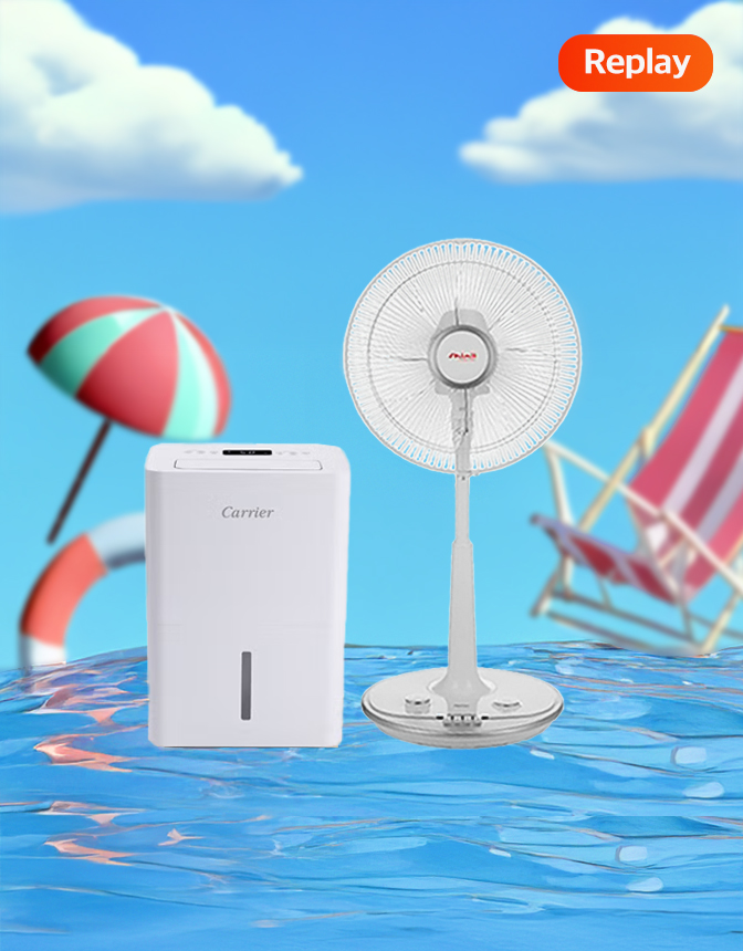 여름가전! 신일/캐리어/플럭스 선풍기, 제습기 핫딜 앵콜🌀