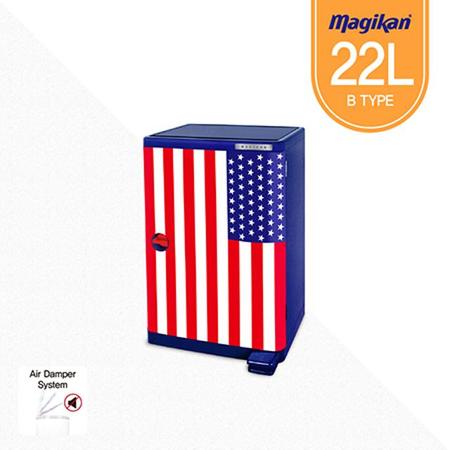성조기 휴지통 22L MAGIKAN-280NBU
