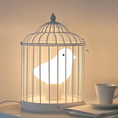 LED 새장 단 스탠드 (화이트)