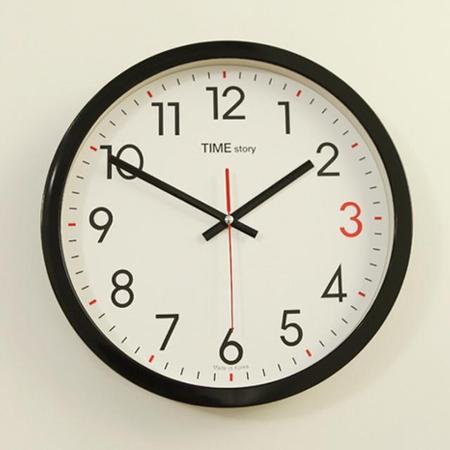 포인트 원형 320 벽시계  (블랙) XXXXX사용안함XXXXX