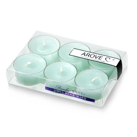 천연오일 필라캔들 티라이트 6P 뱀부가든