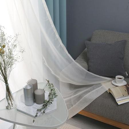 엘 쉬폰 커튼 - 3 colors 아이보리