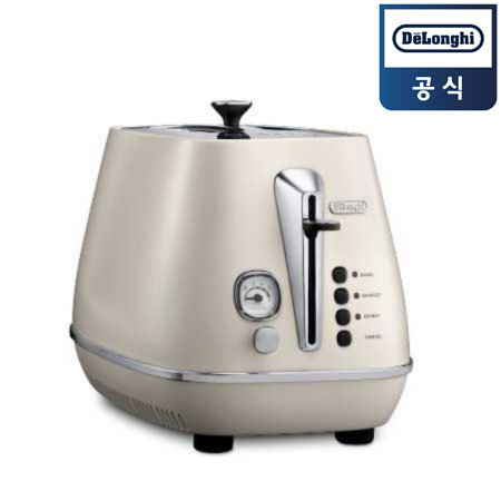 디스틴타 토스터 CTI2003.W [화이트 / 2구 / 6단계 굽기조절 / 베이글 가능]