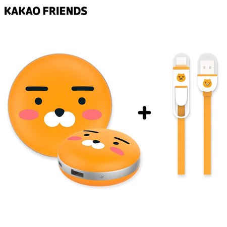 마카롱 보조배터리 4350mAh_라이언