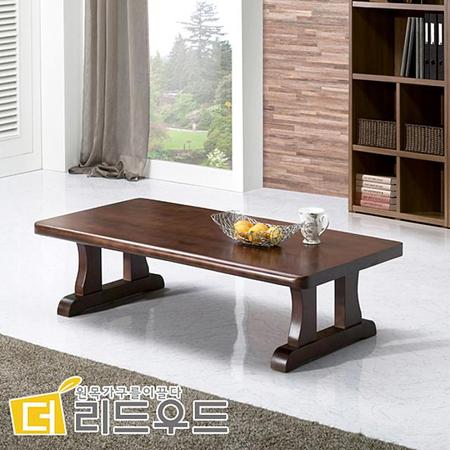 두리온 소나무원목 좌탁1000 _월넛